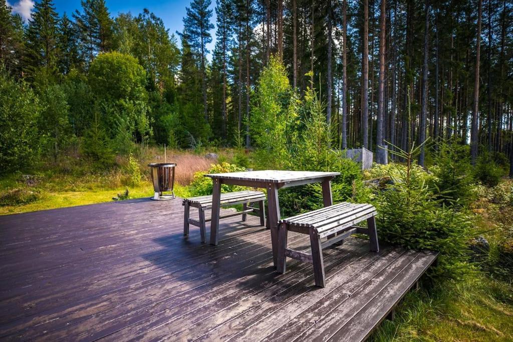 Langroesta; Ruime Blokhut Grenzend Aan Bos Villa Hagfors Kültér fotó